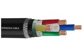 4 core 70mm2 XLPE insulated SWA cables