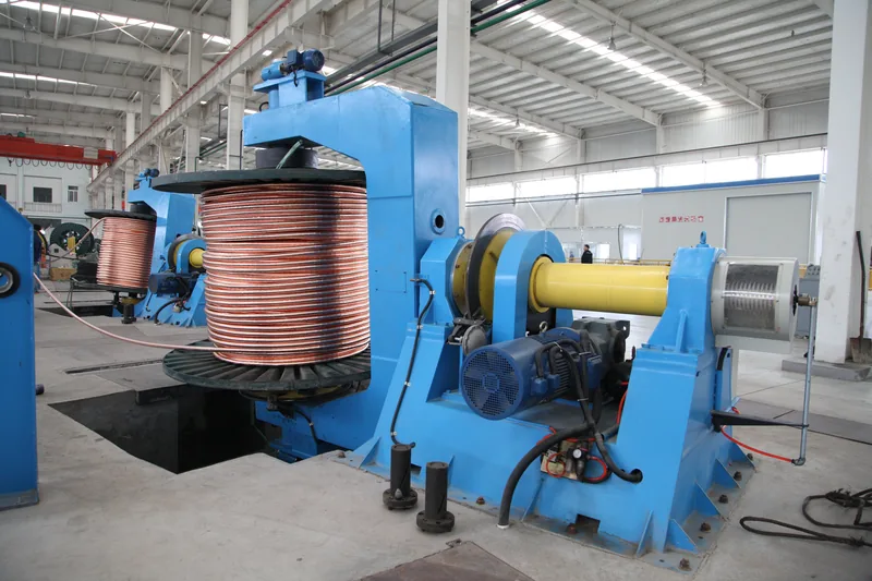 315-type laying-up machine in the power cable workshop