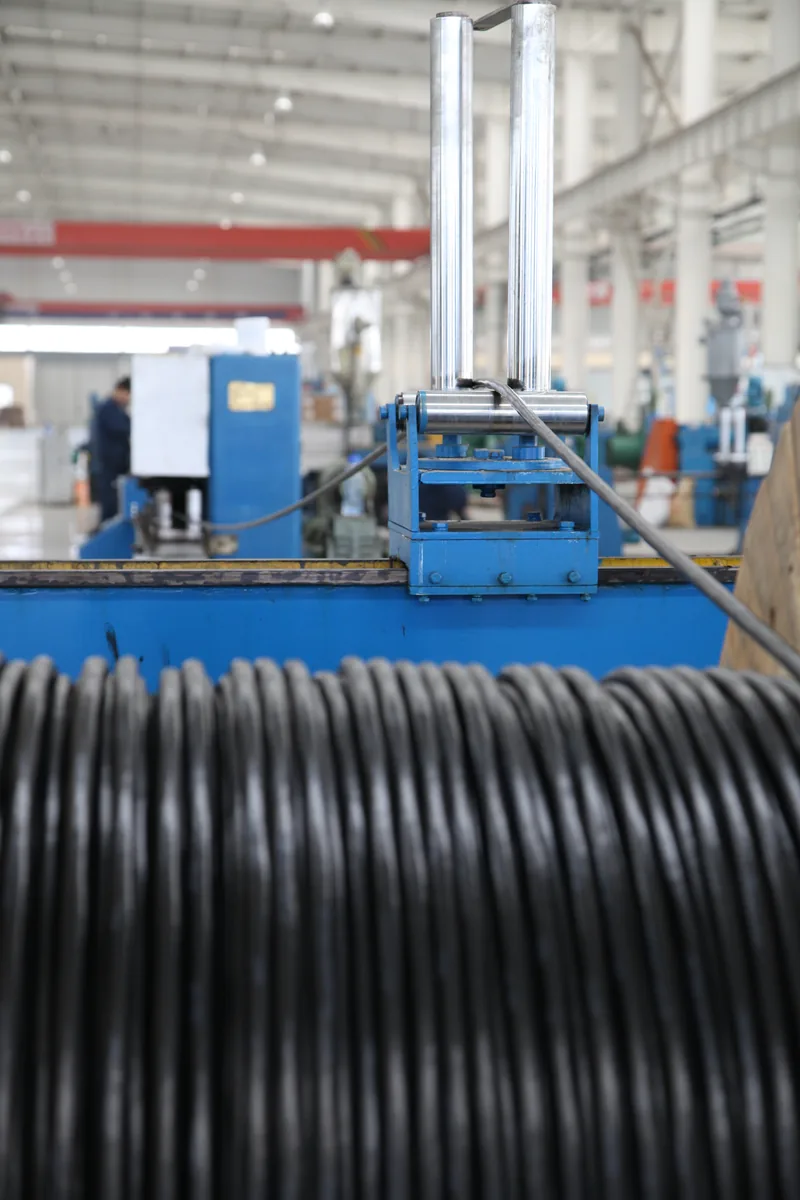 90 mm extruder line in the control cable workshop