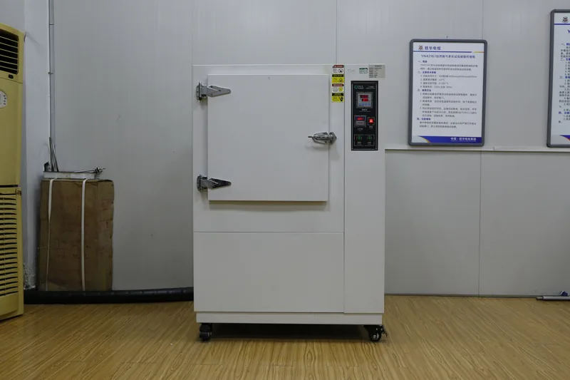 Ageing test oven in the cable testing laboratory